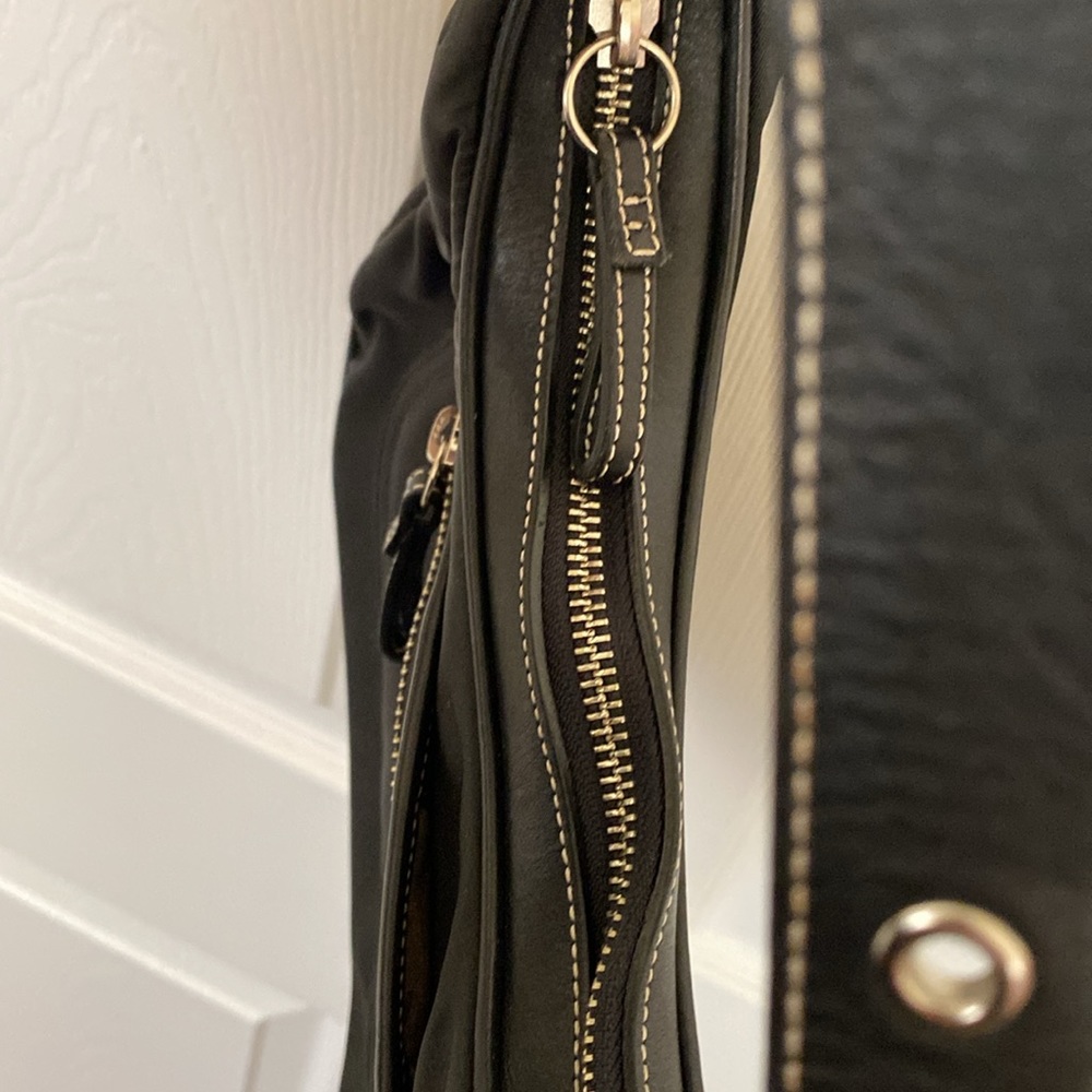Coach Black Nylon Bag Hobo Vintage Rare Shoulder Handbag Used Y2K - Picture 10 of 12